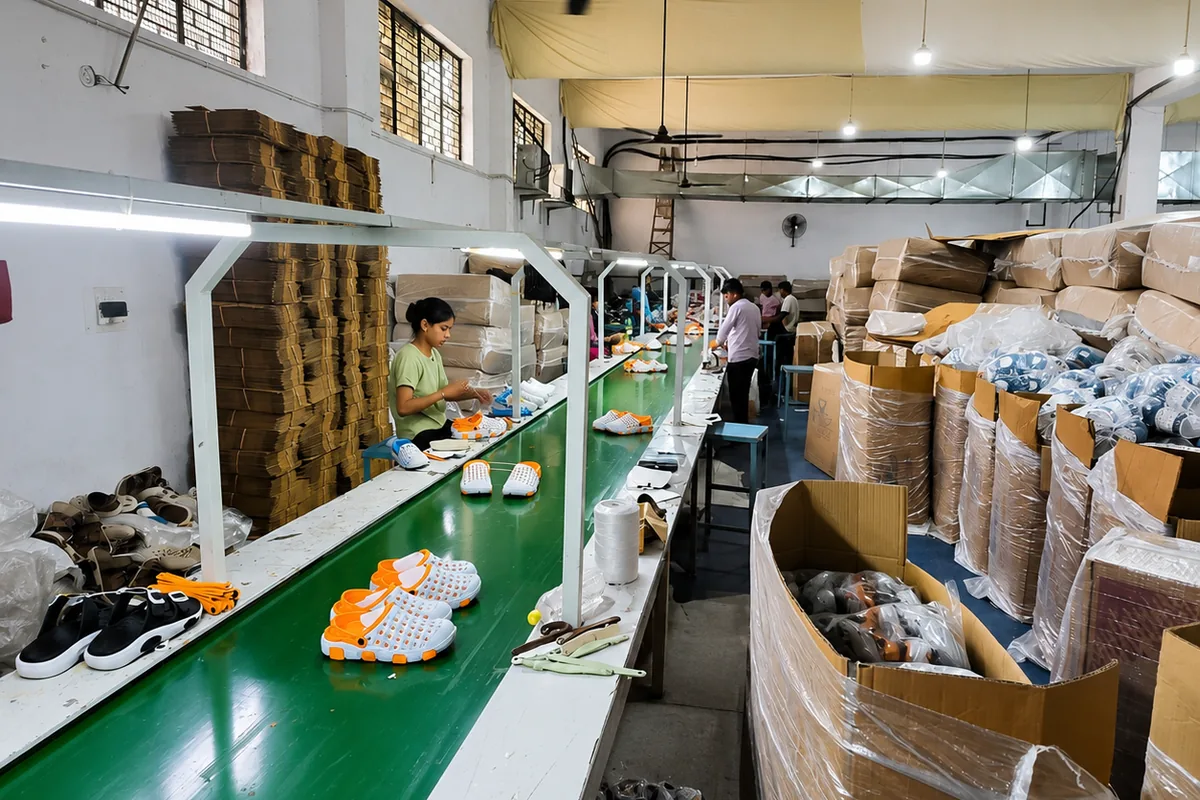 Inside the Slideez manufacturing unit in Narela, Delhi